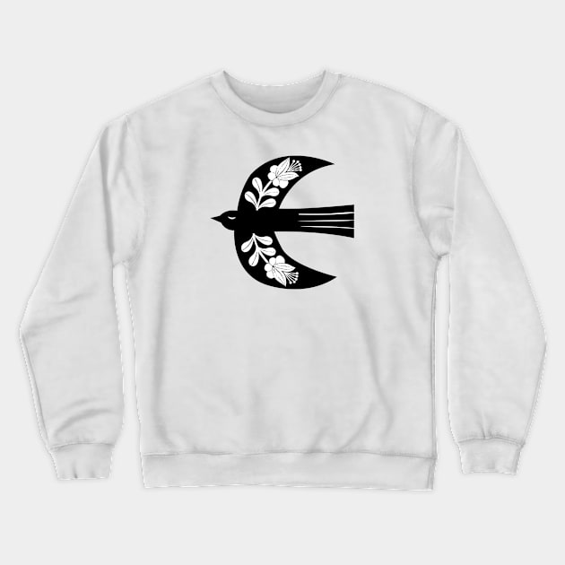 New Folk Bird Crewneck Sweatshirt by Maggiemagoo Designs